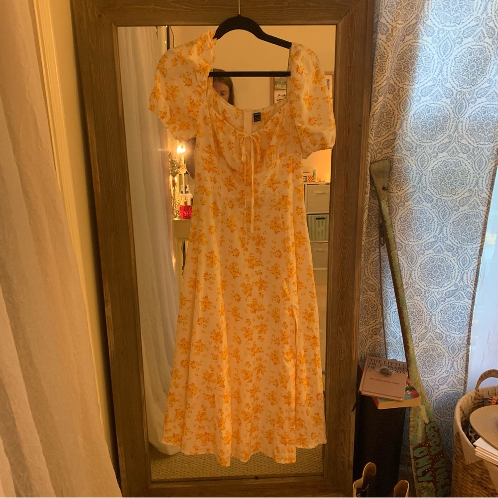 Bridgerton Inspired Floral Dress